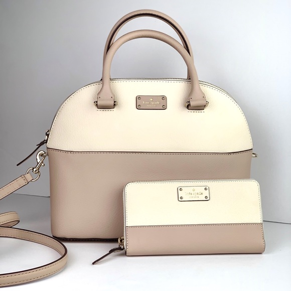 Kate Spade Carli Grove Street Leather Satchel Set - Picture 2 of 8